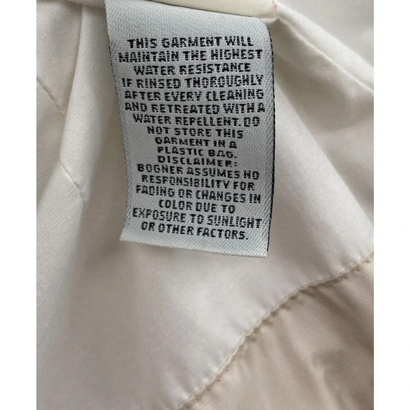 Bogner Women's Size Small Goose Down Puffer Jacket Goan Thylmann Ivory - Picture 14 of 16